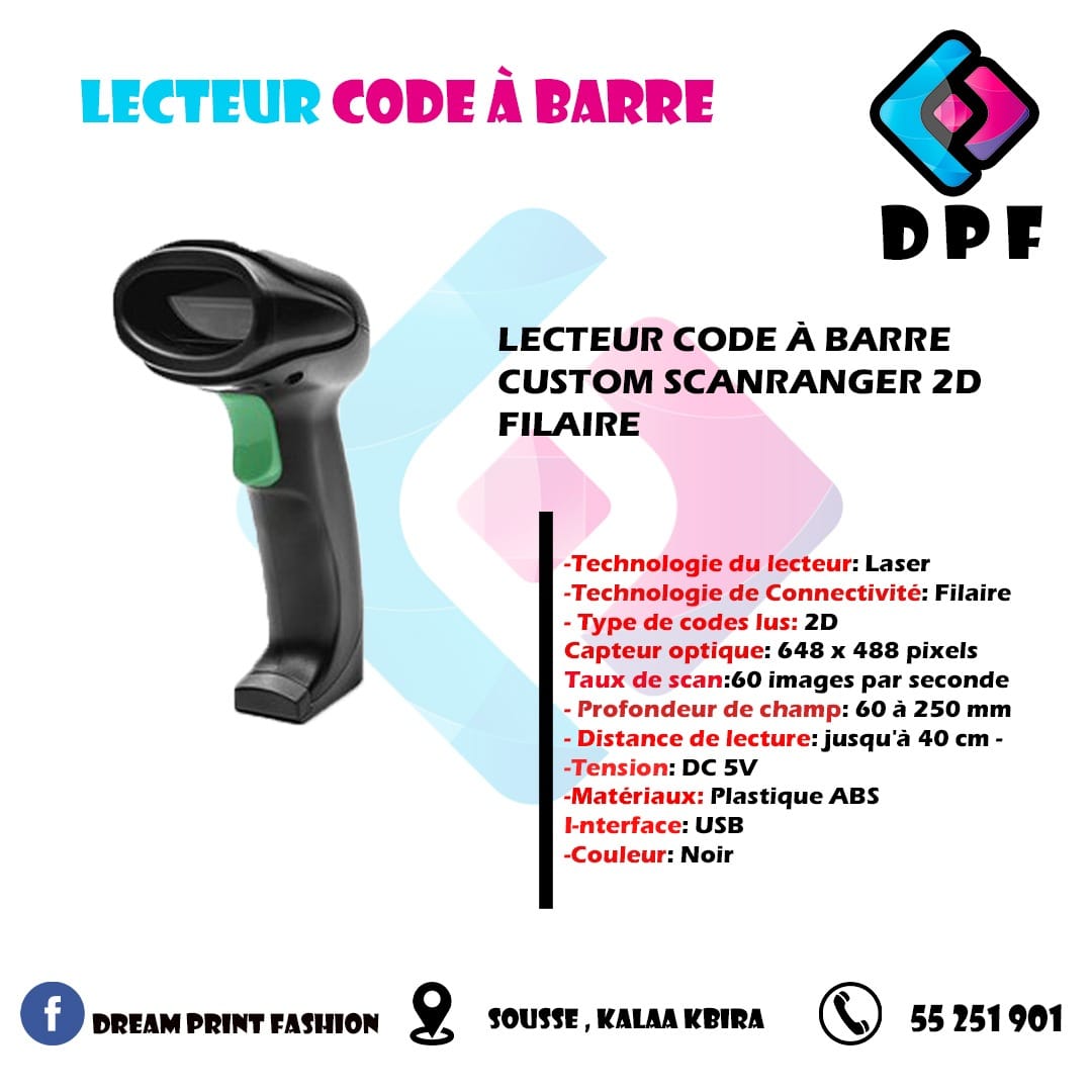 Lecteur code à barre